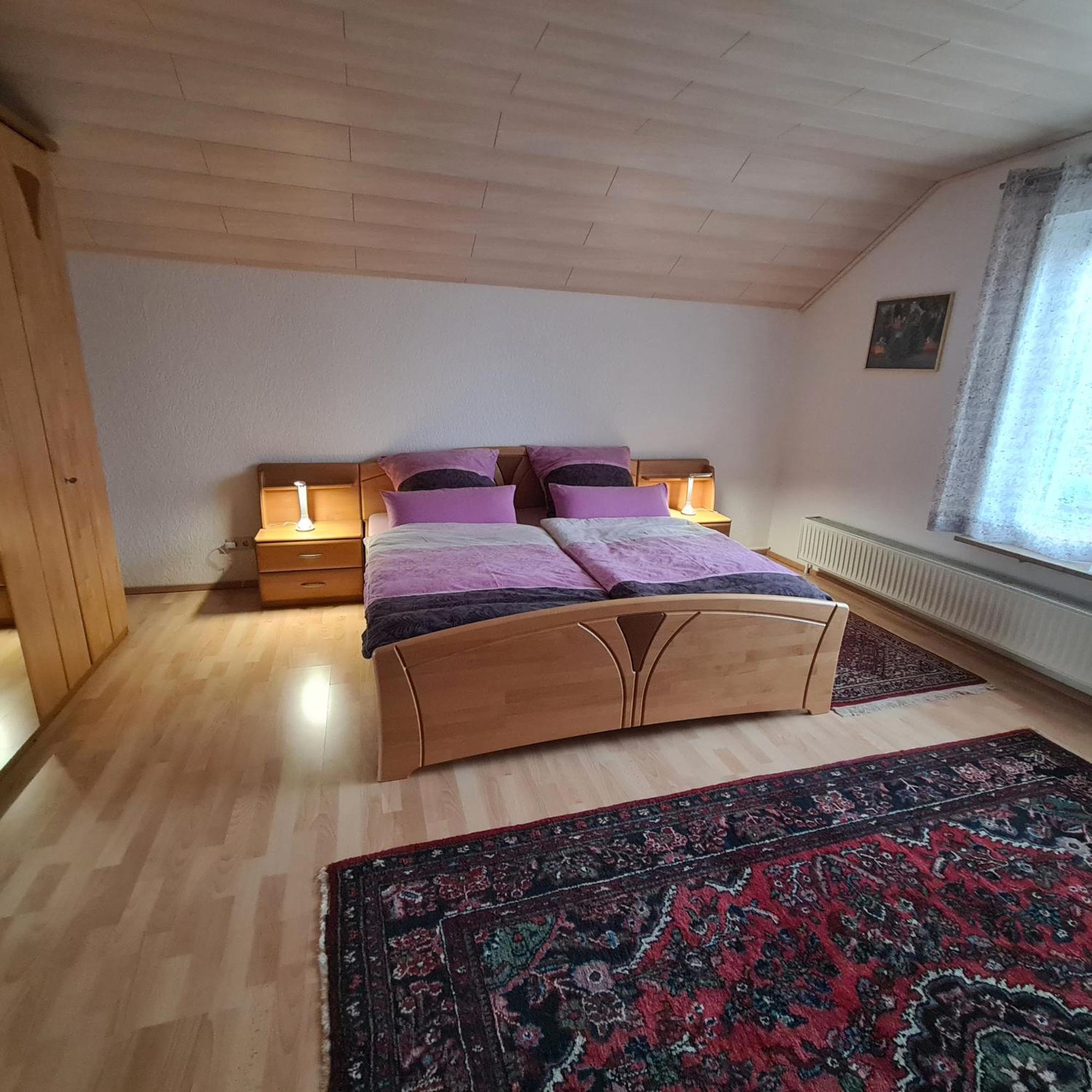 Gemuetliche 120 Qm Ferienwohnung Mit Balkon Adelsdorf Exteriör bild
